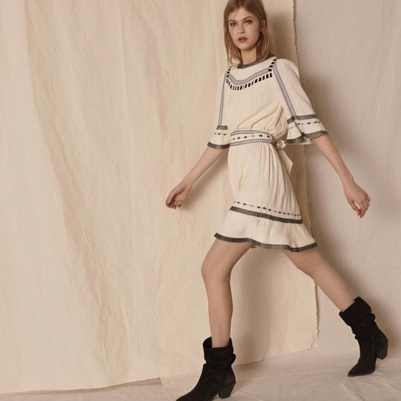 NWT Ba&Sh Plaza Embroidered Dress “sz 2” - Picture 3 of 8